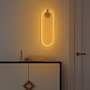 Opviq Can - 13557 Aplique de pared metálico dorado